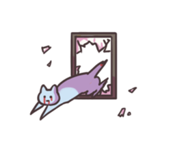 ZOMBIE CAT STICKER(Japanese) sticker #5384749