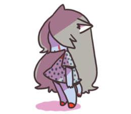 ZOMBIE CAT STICKER(Japanese) sticker #5384752