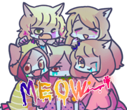 ZOMBIE CAT STICKER(Japanese) sticker #5384755