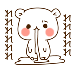 The bear which is pretty invective sticker #5384791