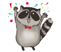 raccoon life sticker #5385492