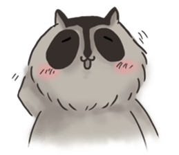 raccoon life sticker #5385501
