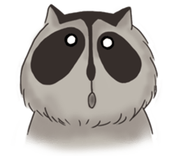 raccoon life sticker #5385502