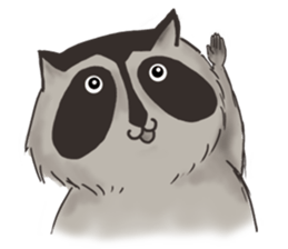 raccoon life sticker #5385508