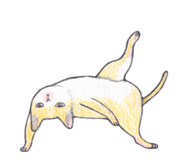 dancing with cat sticker #5385577