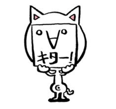 cat big face! part4 sticker #5385832