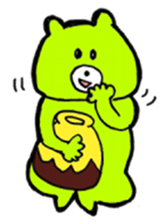 Kimidori no kuma resize version sticker #5386189
