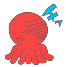 octopus!!! sticker #5386295