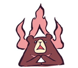 HINOWAGUMA(Fire Bear) sticker #5386414