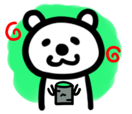 Graffiti bear sticker #5386691
