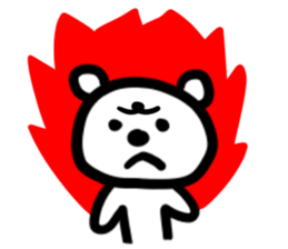 Graffiti bear sticker #5386699
