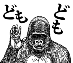 Gorilla gorilla gorilla 3 sticker #5387200