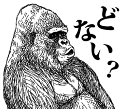 Gorilla gorilla gorilla 3 sticker #5387202