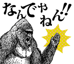 Gorilla gorilla gorilla 3 sticker #5387203