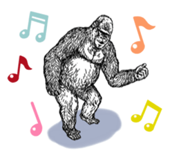 Gorilla gorilla gorilla 3 sticker #5387235
