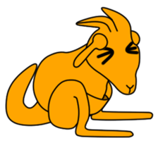 JIN-JIN Kangaroo Life sticker #5387364