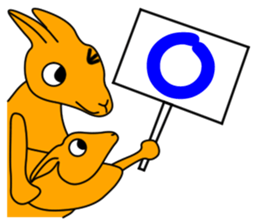 JIN-JIN Kangaroo Life sticker #5387372