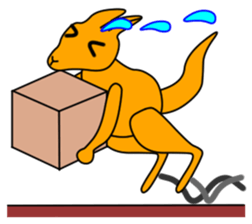 JIN-JIN Kangaroo Life sticker #5387378