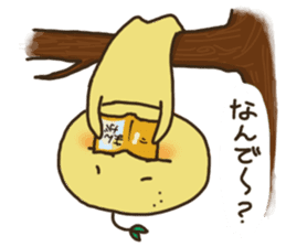 Mimo the Lazy Yuzu Fruit sticker #5387574