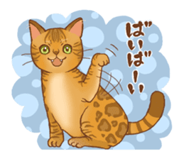 bengal cat sticker #5387745