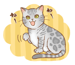 bengal cat sticker #5387748