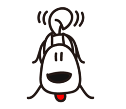 "Joe" the Sketch Dog & "Gabriel" the cat sticker #5388396