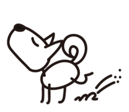 "Joe" the Sketch Dog & "Gabriel" the cat sticker #5388402