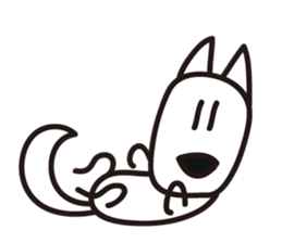 "Joe" the Sketch Dog & "Gabriel" the cat sticker #5388409