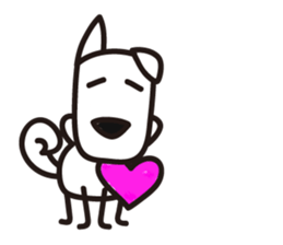 "Joe" the Sketch Dog & "Gabriel" the cat sticker #5388410