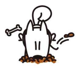 "Joe" the Sketch Dog & "Gabriel" the cat sticker #5388411