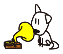 "Joe" the Sketch Dog & "Gabriel" the cat sticker #5388413