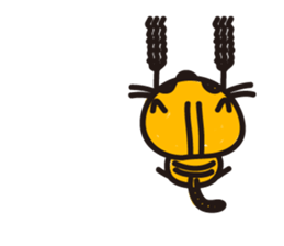 "Joe" the Sketch Dog & "Gabriel" the cat sticker #5388422