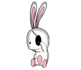 Bunkenstein The Cute Frankenstein Bunny sticker #5388677