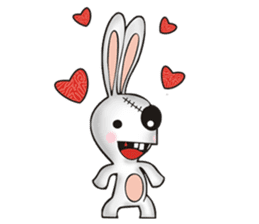 Bunkenstein The Cute Frankenstein Bunny sticker #5388680