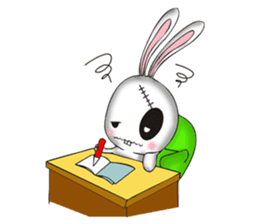 Bunkenstein The Cute Frankenstein Bunny sticker #5388682