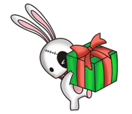 Bunkenstein The Cute Frankenstein Bunny sticker #5388683