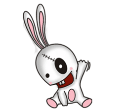 Bunkenstein The Cute Frankenstein Bunny sticker #5388684