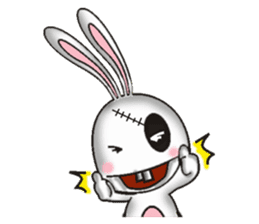 Bunkenstein The Cute Frankenstein Bunny sticker #5388687