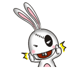 Bunkenstein The Cute Frankenstein Bunny sticker #5388687