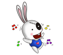Bunkenstein The Cute Frankenstein Bunny sticker #5388692