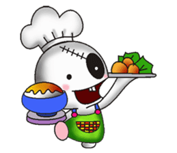 Bunkenstein The Cute Frankenstein Bunny sticker #5388695