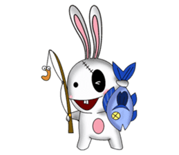 Bunkenstein The Cute Frankenstein Bunny sticker #5388696
