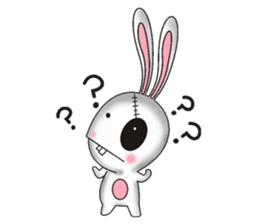 Bunkenstein The Cute Frankenstein Bunny sticker #5388699