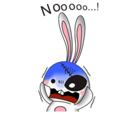 Bunkenstein The Cute Frankenstein Bunny sticker #5388701