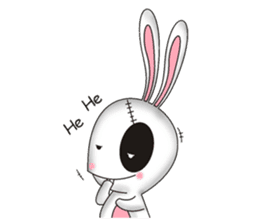 Bunkenstein The Cute Frankenstein Bunny sticker #5388702