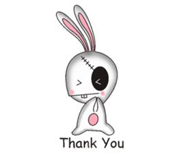 Bunkenstein The Cute Frankenstein Bunny sticker #5388708