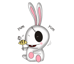 Bunkenstein The Cute Frankenstein Bunny sticker #5388709