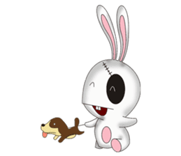 Bunkenstein The Cute Frankenstein Bunny sticker #5388710