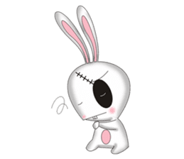 Bunkenstein The Cute Frankenstein Bunny sticker #5388711
