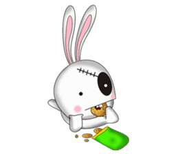 Bunkenstein The Cute Frankenstein Bunny sticker #5388713